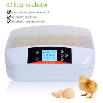 

32 Digital Egg Incubator Hatcher Temperature Control Automatic Chicken Poultry