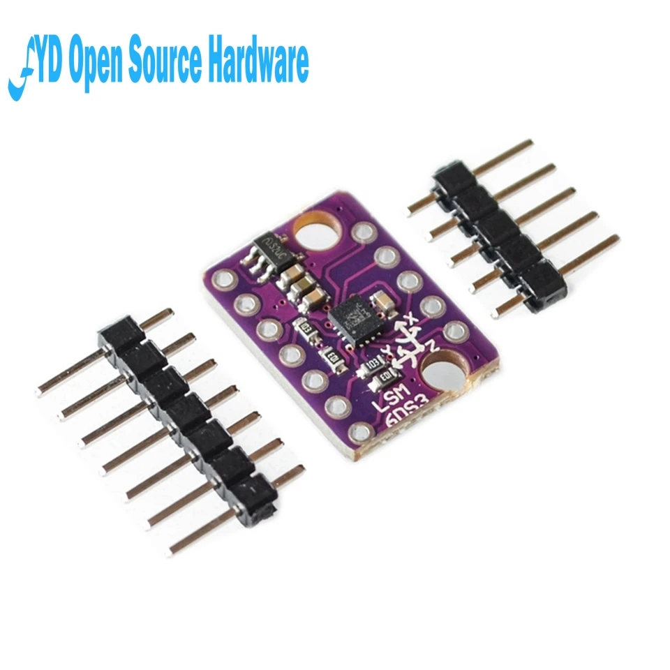 1pcs GY-LSM6DS3 LSM6DS3 Accelerometer Gyro Embedded Digital Temperature Sensor Module