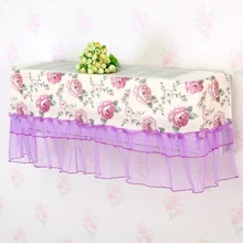 Ткань кружева декоративные крышки кондиционеров пыленепроницаемый для Настенный Кондиционер 88x19x35 см 11 цветов