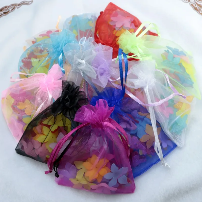 organza gift jewelry packaging bags pouches  (257)