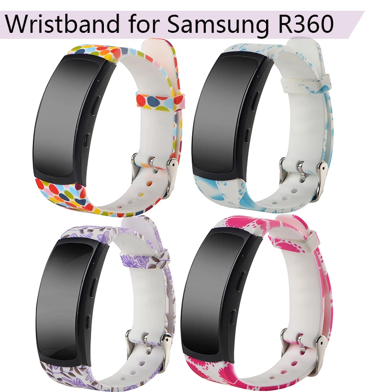 

Replacement Wrist Band Fashion Sports Silicone Wrist Strap for Samsung Gear Fit 2 SM-R360 Pro Wristband Smart Bracelet Parts