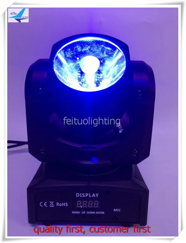 Горячая продажа новейшая Lyre 60 Вт светодио дный светодиодная движущаяся головка луч света мини-проектор Rgbw вращение быстрая движущаяся