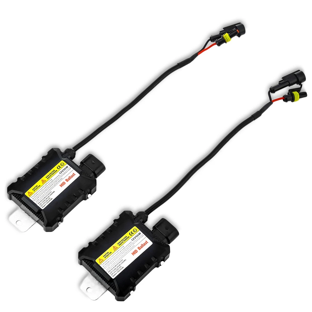 Pair of 55W Car HID Ballast Discharge Xenon Lamp High Intensity Water