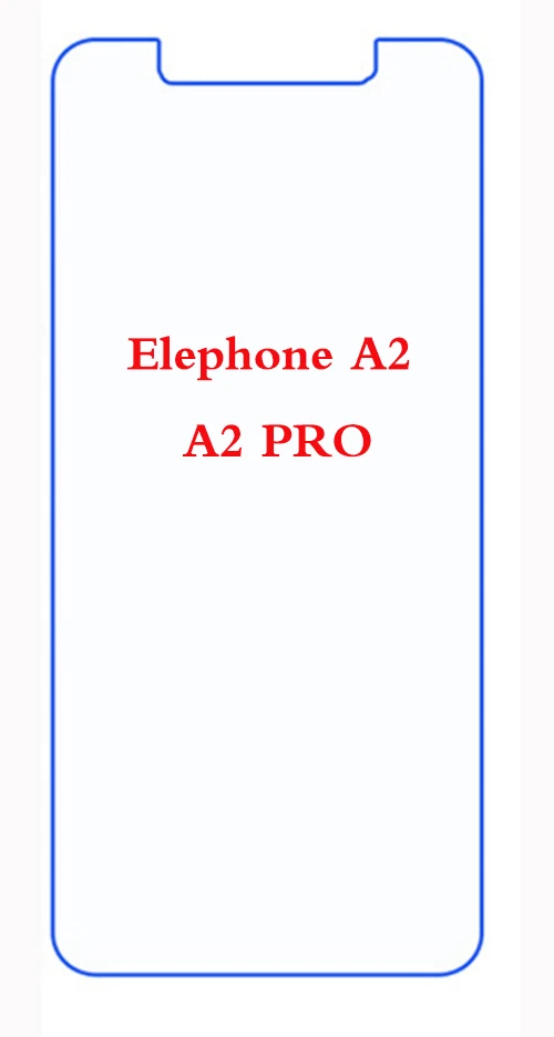 Закаленное стекло для Elephone A2 Защитная пленка экрана / PRO чехол защитная