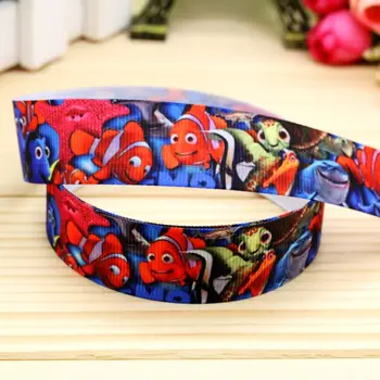 

7/8'' Free shipping printed grosgrain ribbon hair bow headwear party decoration wholesale OEM 22mm H5172