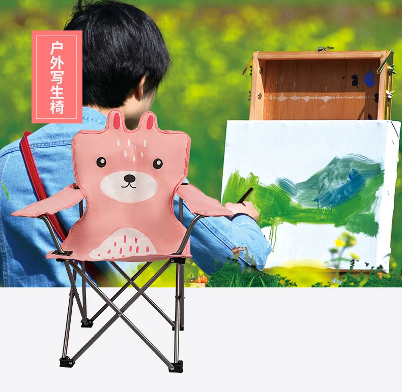 Картина искусство мультфильм стул портативный складной рыбалка стул для кемпинга сиденье рыболовное кресло для сада уличное кресло для пикника, пляжа
