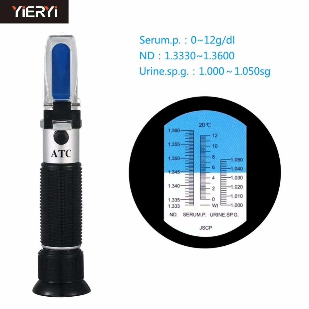 yieryi Handheld Medical Refractometer Hemoglobin Tester New Clinical