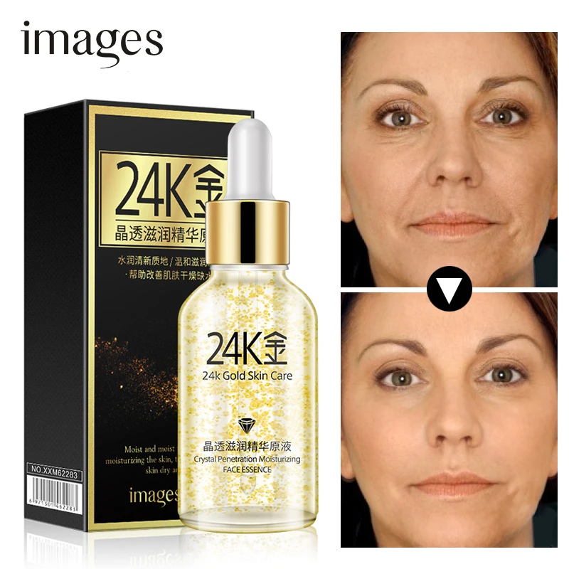 

24k gold Anti-aging serum whitening Anti Wrinkle Firming Moisturizing Hyaluronic acid essence skin care miracle glow cosmetics