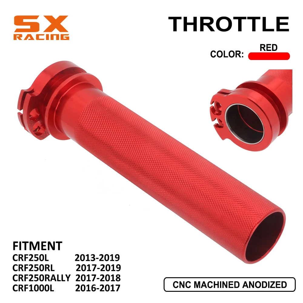

Motorcycle CNC Throttle Twist Tube For HONDA CRF250L 2013-2019 CRF250RL 2017-2019 CRF250RALLY 2017-2018 CRF1000L 2016-2017