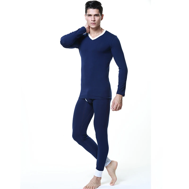 New seobean men's Long johns set thermal underwear long johns set basic