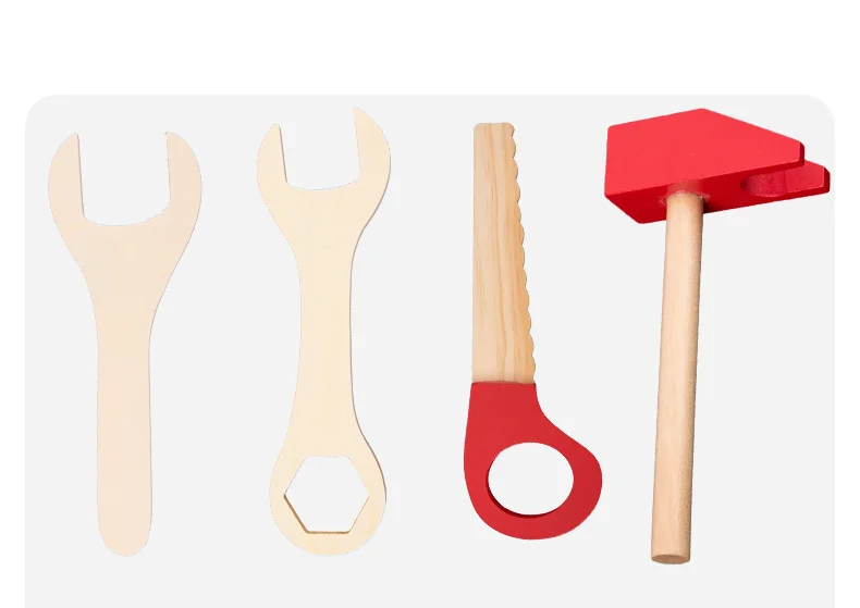 Новое поступление, игрушечный инструмент для моделирования, портативный ящик для инструментов, деревянные игрушки для детей, подарок для мальчика, обучающее животное