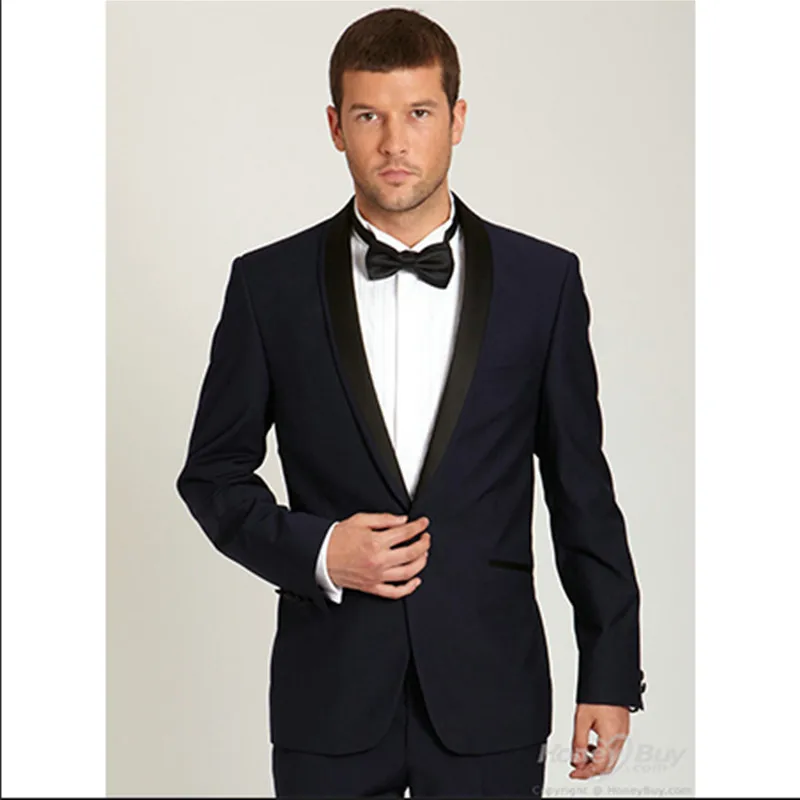 bespoke font b men b font font b suits b font dark blue tuxedo for font