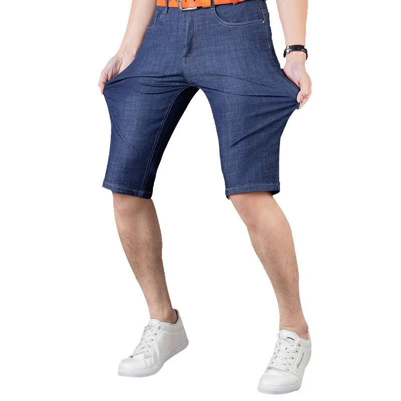 VOGUELEO летние новые деловые прямые брюки хлопковые Повседневные Удобные уличные трендовые джинсовые шорты