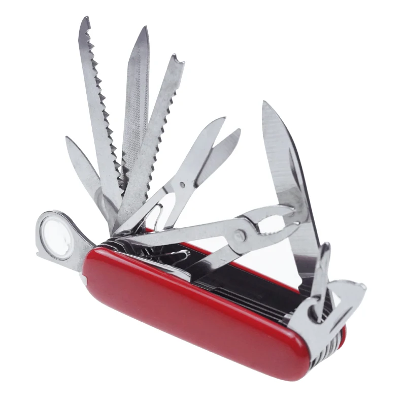  Multi-Functional Swiss 91mm Folding Knife Stainless Steel Multi Tool Army Knives Pocket Hunting Out