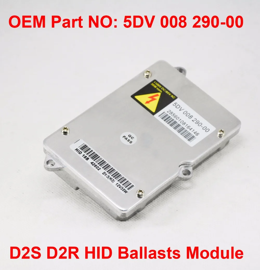 2x12 в 35 Вт D2R D2S OEM HID ксеноновая фара балласт блок управления номер детали 5DV 008 290 00