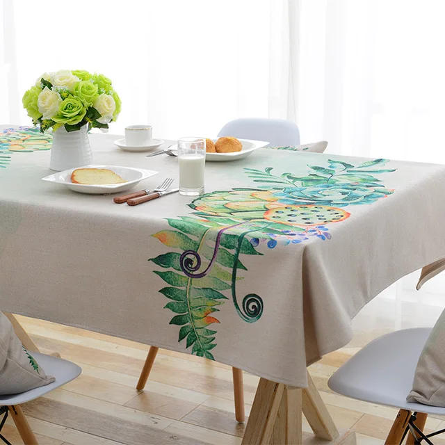 European Past Plants Fl Household Table Cloth Coffee European Past Plants Fl Household Table Cloth Coffee Computer Round