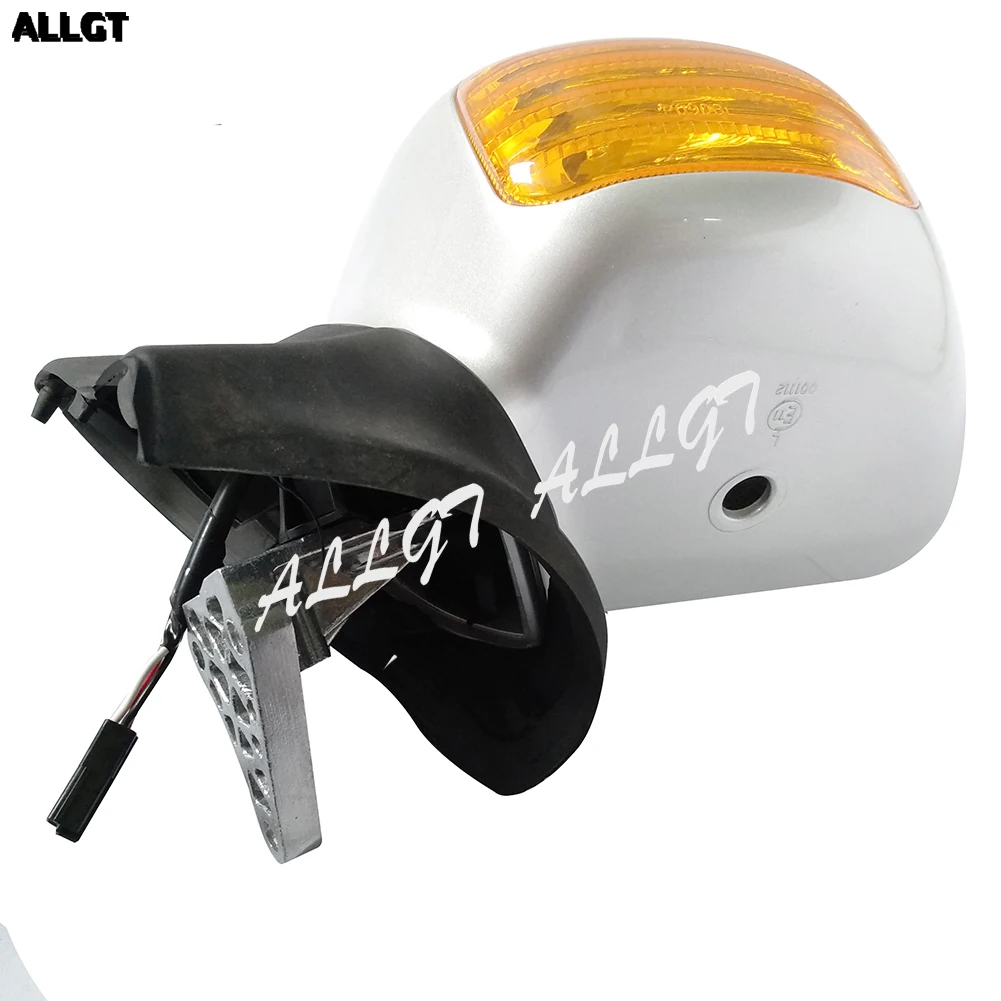 Зеркало заднего вида сигнала поворота объектива для Honda Goldwing GL1800 2001 2002 2003 2004 2005 2006-2011 черный, белый цвет серебро хром синий