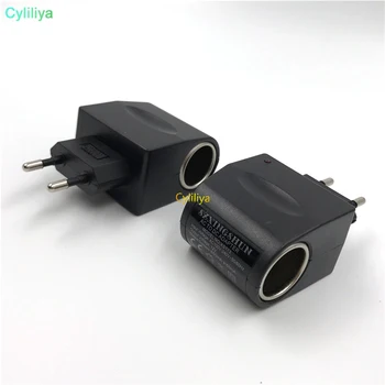 

300pcsUS/EU AC/DC EE4104 110V-220V AC to 12V DC Car Power Adapter Converter Household Car Cigarette Lighter Socket Power Charger