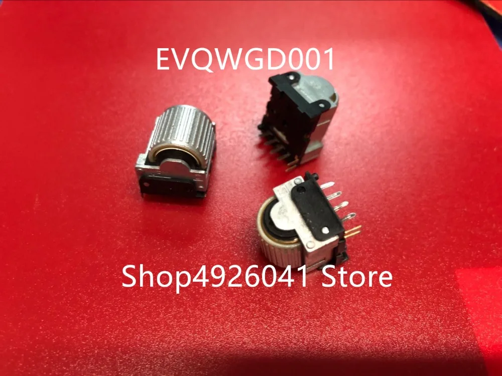 1PCS EVQWGD001 Encoder with wheel with switch 6 feet