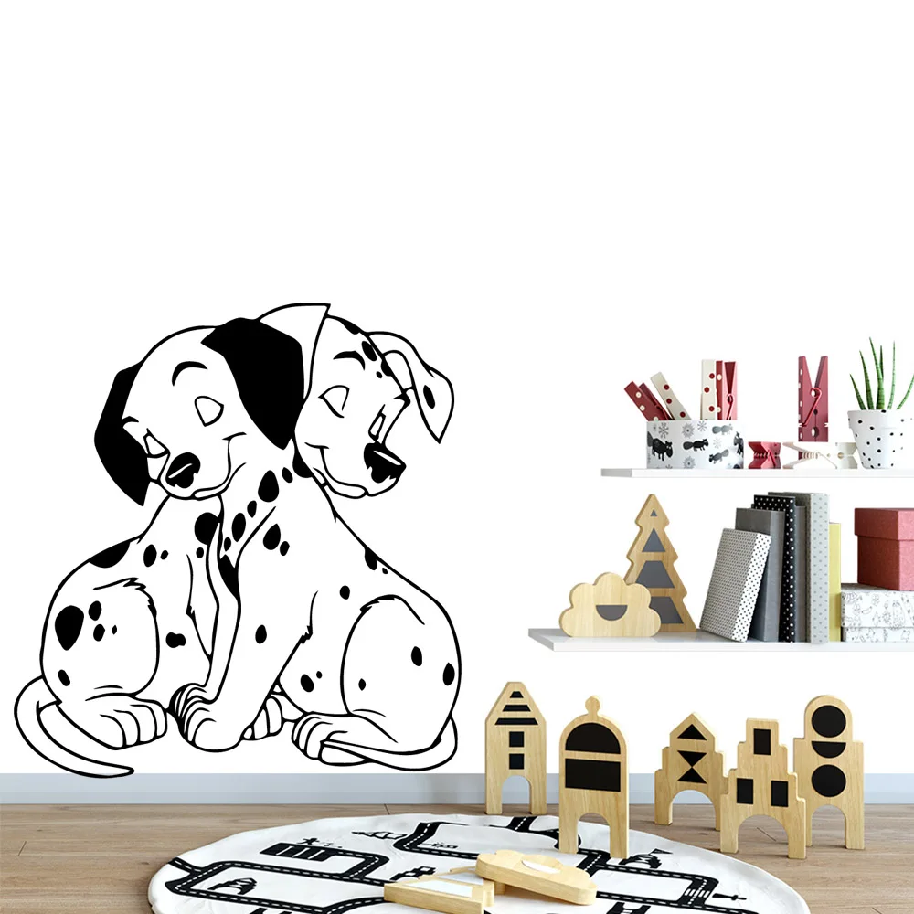 

Wall Vinyl dog Wall Sticker Home Decoration Accessories Decor Living Room Bedroom Removable Art Mural vinilo pared