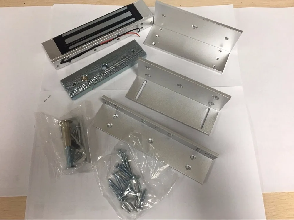 

Electric Magnetic 280KG Force Door Lock w/ ZL-Bracket DC12V Security NC DIY