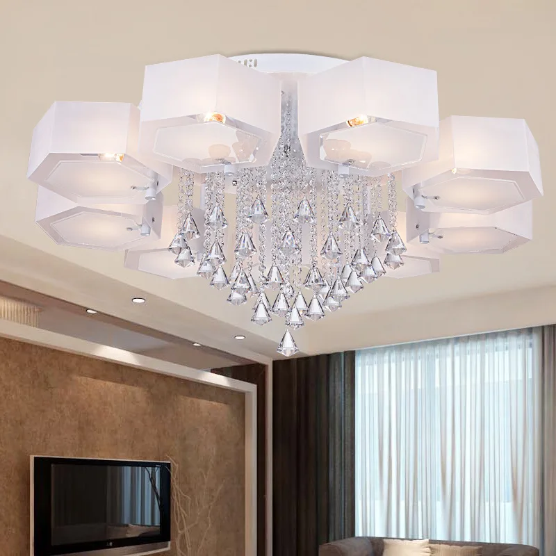 Modern Ceiling Lamp Crystal Living Room Bedroom Ceiling