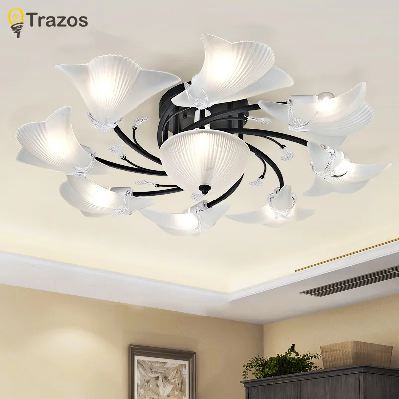 

Modern Led Ceiling Light Creative Black Ceiling Lamp Vintage luminaria teto Pendant Ceiling Bedroom Living Room Lighting Fixture