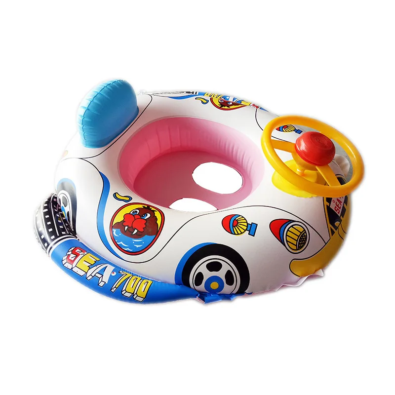 

Children Swiming Rings Inflatable Kids Swimming Rings Horn Wheel Flamingo Float Seat Boat Mattress Beach Float Pool Fun Toys