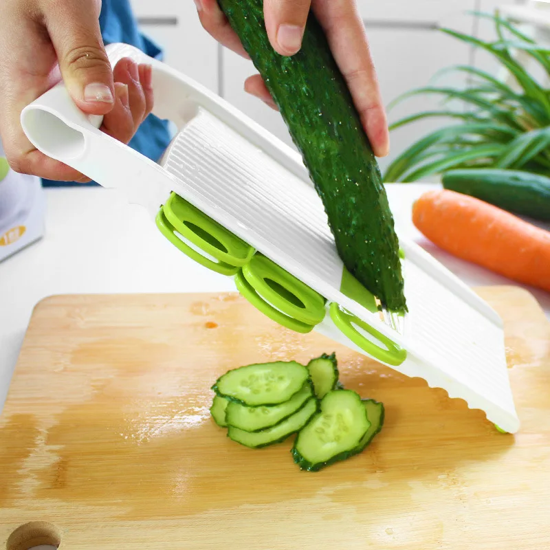 Овощерезка многофункциональный измельчитель для овощей резак с 5 лезвиями для нож для чистки картофеля моркови лук Кухня аксессуары