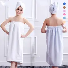 Lady Bath Accessory Bath towel Fabric Absorbent quick-drying Shower Towel With Hair Dry Hat RP1-5