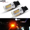 (4) Canbus No Hyper Flash ámbar amarillo 7440 W21W WY21W T20 bombillas LED de repuesto para coche Auto delante o luces de giro traseras ► Foto 1/6