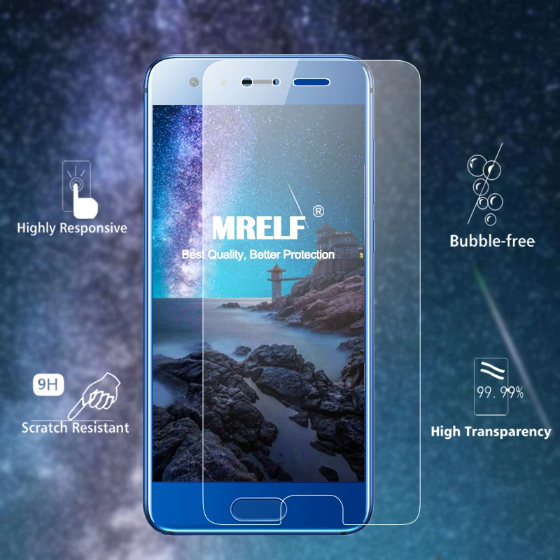 Закаленное стекло MRELF для Huawei Honor 9 Защита экрана 9H 2.5D Защитное телефона