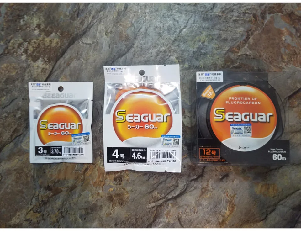 60 м SEAGUAR леска фторуглеродная 0,85 кг-9,6 кг Мощность износостойкие лески