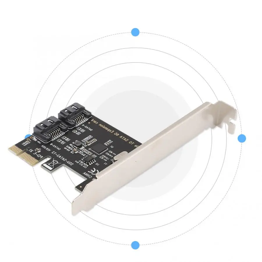 Настольный PCI-E для SATA3.0 6G карта расширения для Windows/Server2003/VISTA/Linux