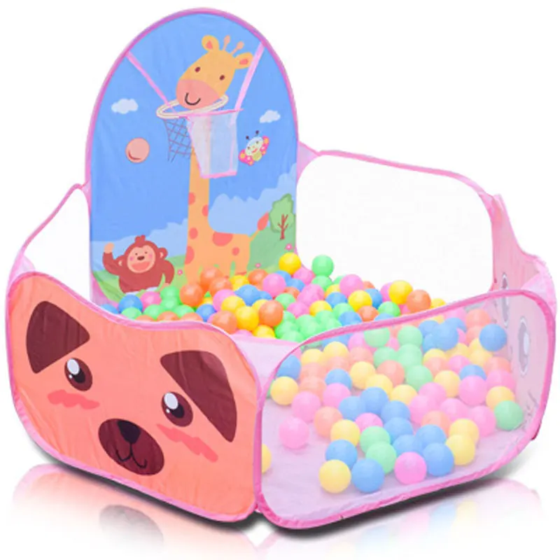 spesifikasi Kartun Hewan 1.2 M Menembak Keranjang Anak anak Laut Permainan Bola Kolam Renang Portable Bayi Aktivitas Playlist Pagar Keselamatan Bermain Bayi Playard