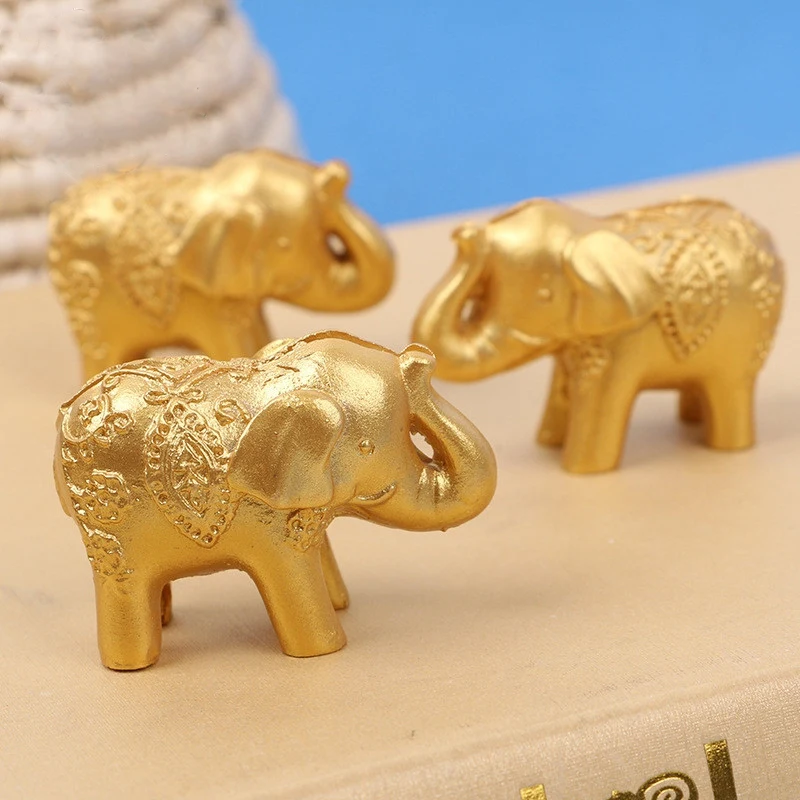Горячая Распродажа Великолепный золотой слон дизайн держатель карточки с именем гостя Свадебная вечеринка