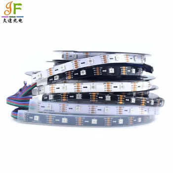 

20M 4X5M DC5V SK9822 Addressable 5050 RGB full color flexible led pixel strip,24LEDS/M with 24 pixelsDATA and CLOCK seperately