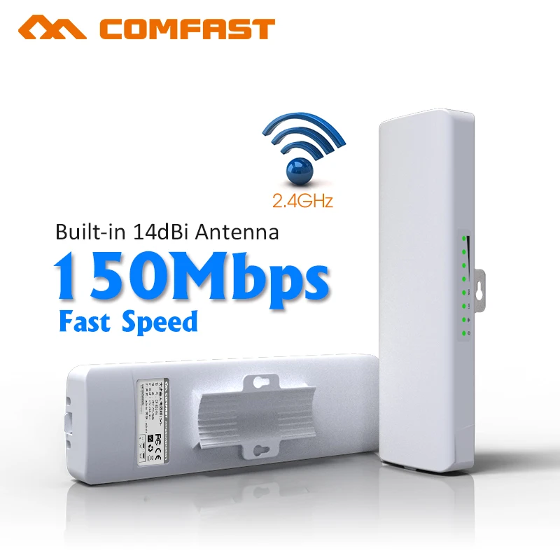

COMFAST 150mbps 2.4ghz Wireless outdoor Ap router Access Point Wifi Poe signal amplifier WIFI Bridge 802.11b/g/n openwrt wi fi