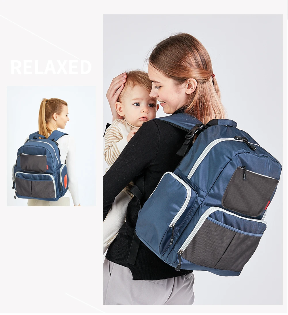 Insular сумка для подгузников мода Мумия материнства подгузник сумка Марка Детские Путешествия Рюкзак органайзер для подгузников для кормления сумка для Детские коляски