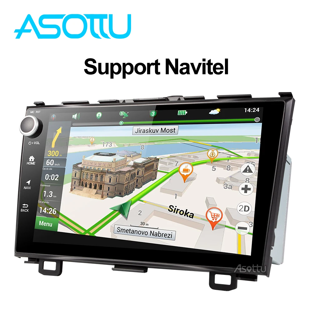 Asottu 2G+ 32G android 8,1 автомобильный dvd gps плеер для Honda CRV 2006-2011 с автомобильным Радио Видео плеером gps навигация автомобиля стерео 2 din