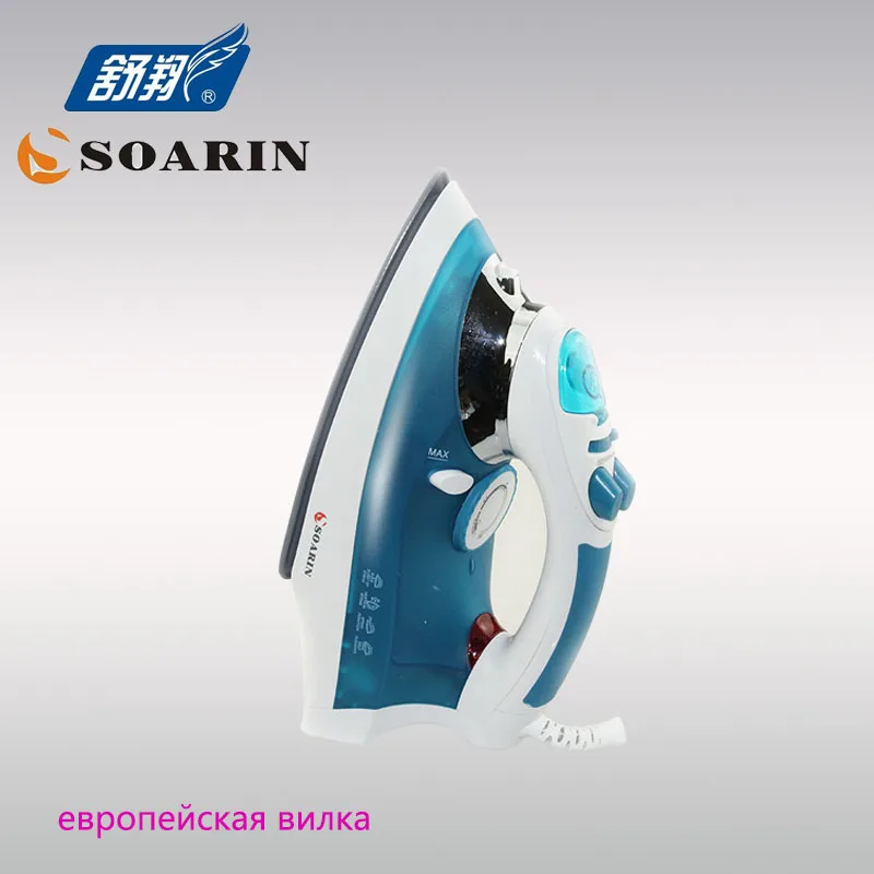 SOARIN паровой утюг для одежды 360 градусов вращающийся шнур питания 220 в паровой утюг отпариватель с термостатом портативный отпариватель для одежды