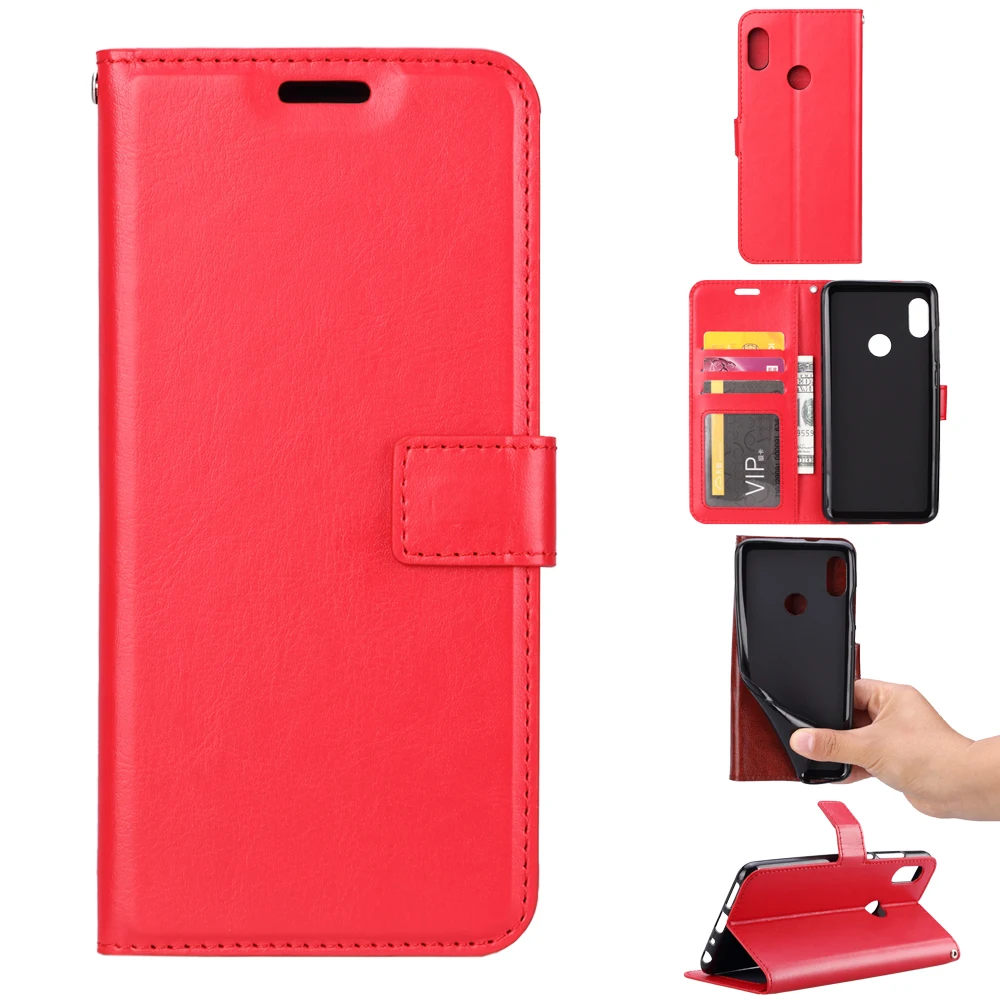 Роскошный Флип кожаный чехол для телефона Xiaomi 8 Redmi Note 5 6 Pro F1 6x A2 крышка смартфона
