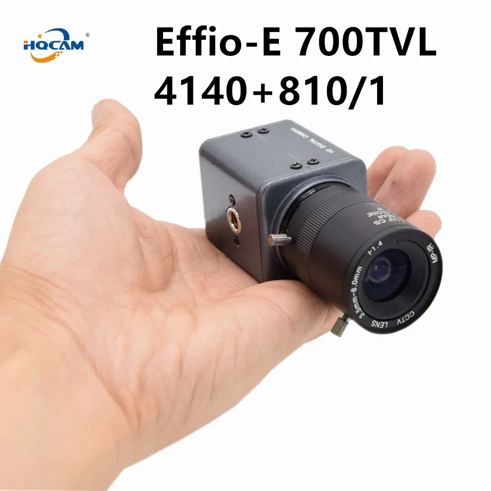 HQCAM 700TVL камера SONY CCD EFFIO-E 4040+ 811 Ultral низкая 0.01Lux аналоговый цвет камера промышленного наблюдения CS интерфейс