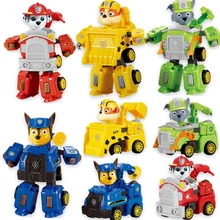 Paw Patrol Toy Deformation robot Car deformed Chase Robot dog Ryder Action Figure Anime Figure PVC Model Toy for Children Gift Paw Patrol Toy Deformation robot Car deformed Chase Robot dog Ryder Action Figure Anime Figure PVC Model Toy for Children Gift