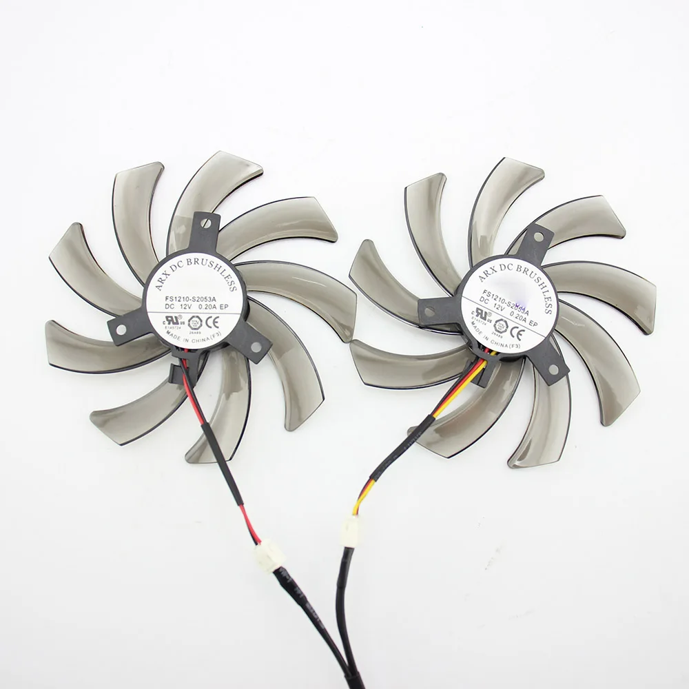 Original for GIGABYTE GTX 750 ti HD 7750 7790 R9 285 graphics card fan FS1210-S2053A 12V 0.20A pitch 40mm diameter 95mm