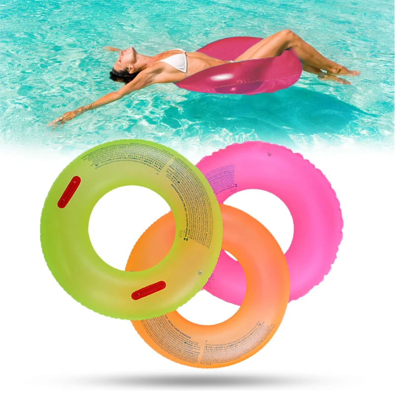 Для взрослых и детей летом надувной Цвет случайный Плавание кольцо Бассейны Boardwalk Плавание кольцо