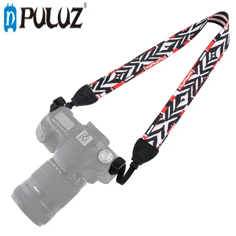 PULUZ PU6009B Retro Ethnic Style Multi color Series Shoulder Neck Strap