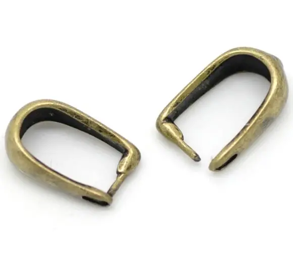 

DoreenBeads Antique Bronze Ice Pick Pendants Pinch Bails Connectors Findings 10x6mm(3/8"x1/4"),sold per pack of 30