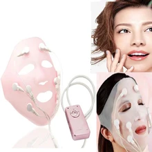 Средство для ухода за кожей лица удаление морщин подбородок щека подтягивание массаж лица вибрационная маска белый омоложение лица maskauty
