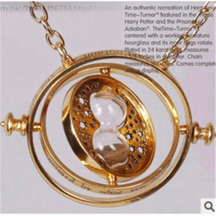

2009 Fashion Personality Trend Time Converter Hourglass Necklace for Men and Women